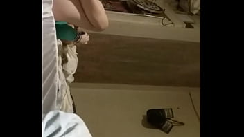 偷窥金发女郎青少年妹妹闪烁猫在我